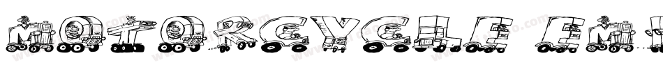Motorcycle Emptiness字体转换